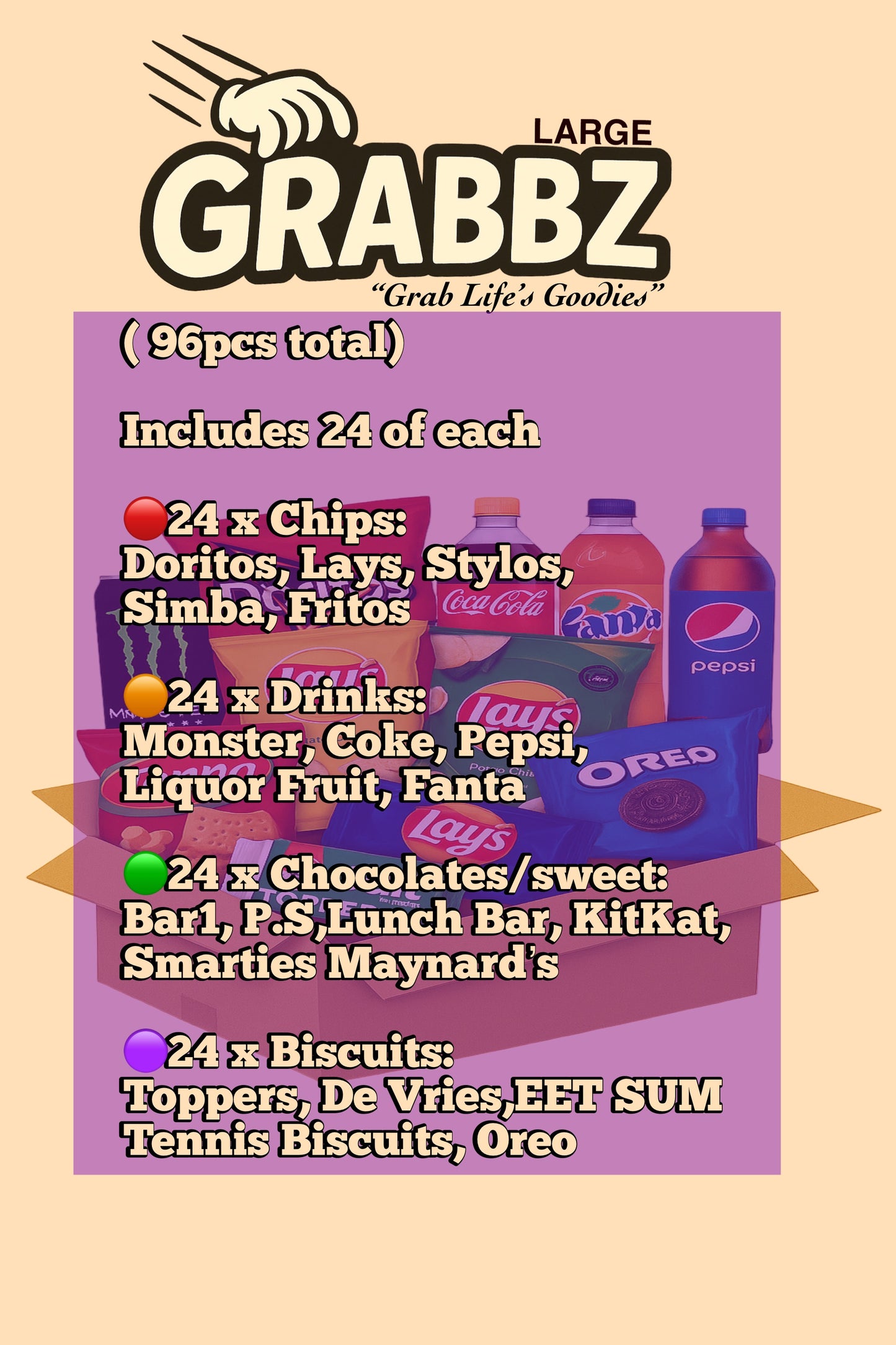 GRABBZ assorted BOX