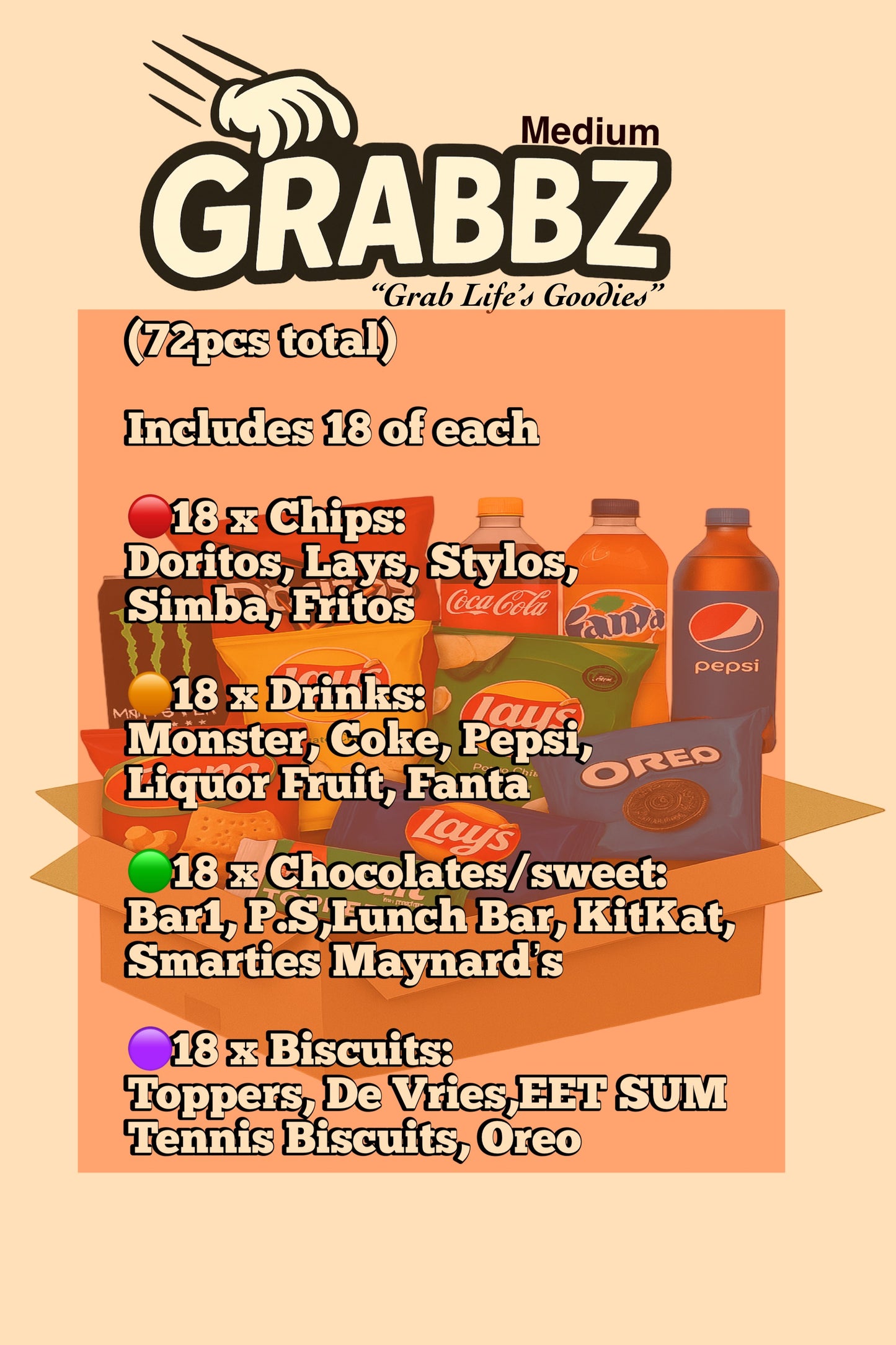 GRABBZ assorted BOX