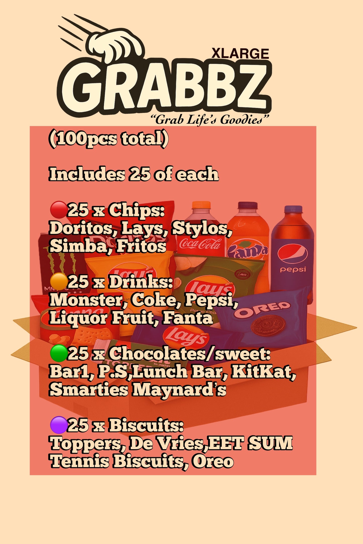 GRABBZ assorted BOX